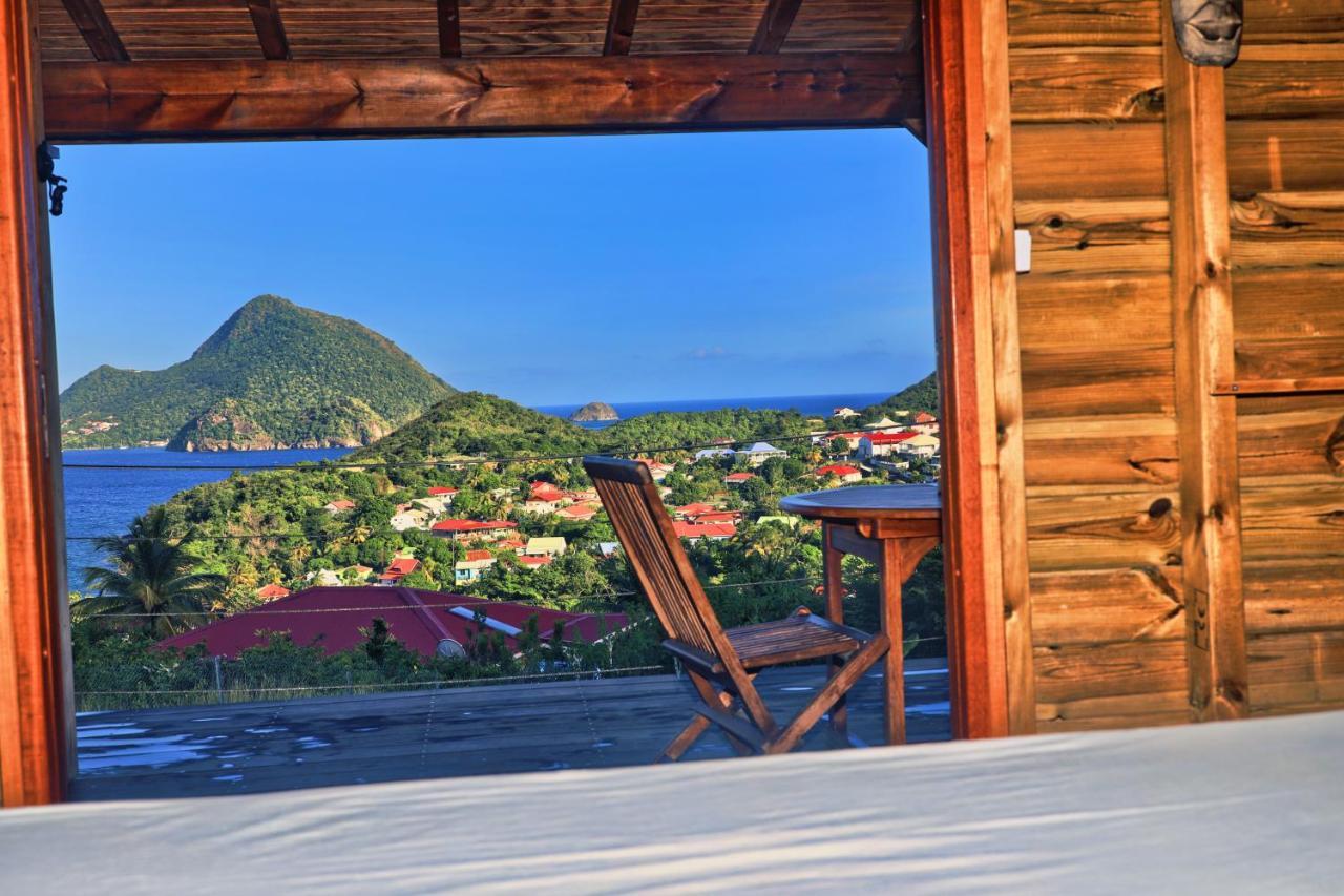 Ti Kaz Anoli Vue Epoustouflante Sur La Baie Villa Terre-de-Bas Buitenkant foto