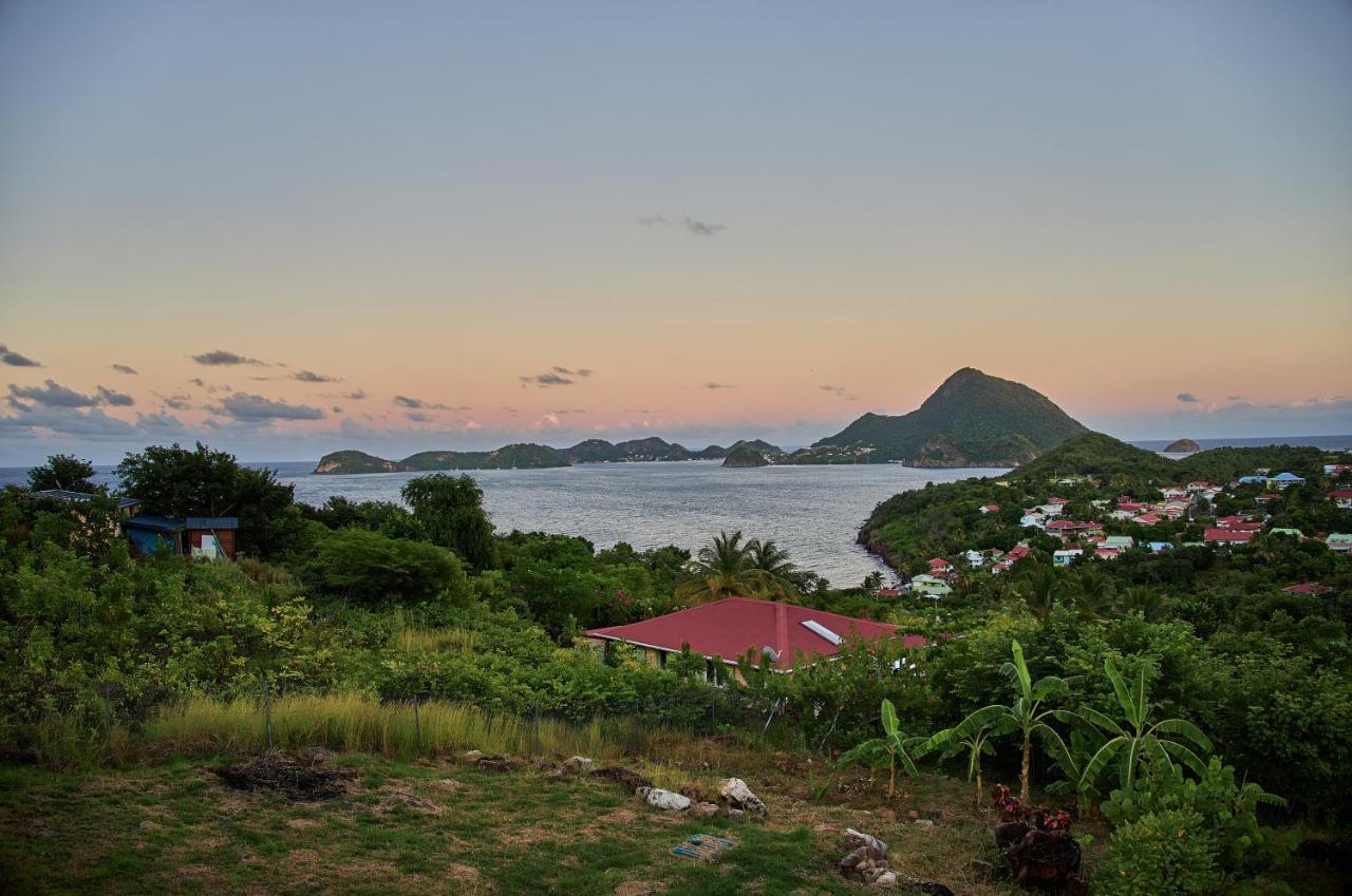 Ti Kaz Anoli Vue Epoustouflante Sur La Baie Villa Terre-de-Bas Buitenkant foto
