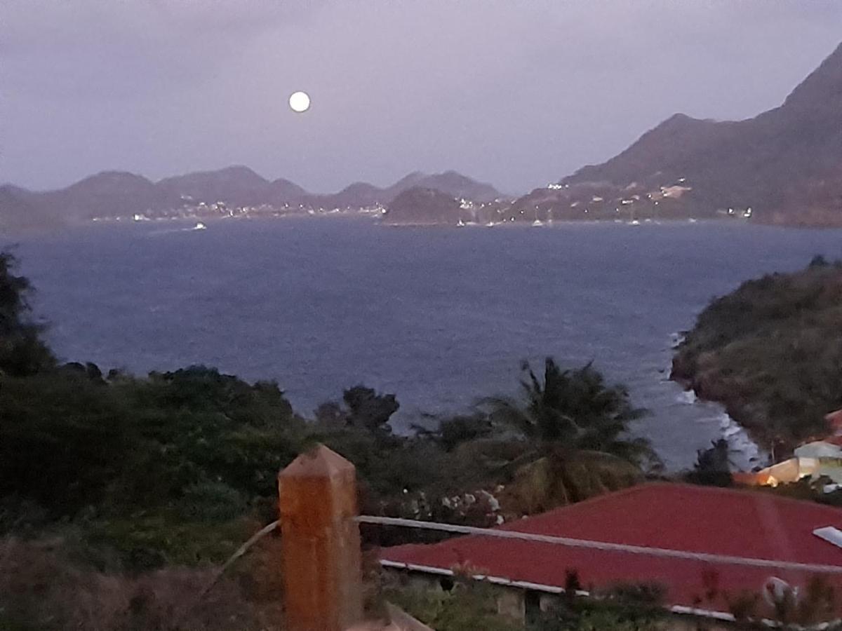 Ti Kaz Anoli Vue Epoustouflante Sur La Baie Villa Terre-de-Bas Buitenkant foto