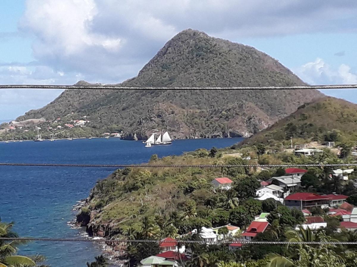 Ti Kaz Anoli Vue Epoustouflante Sur La Baie Villa Terre-de-Bas Buitenkant foto