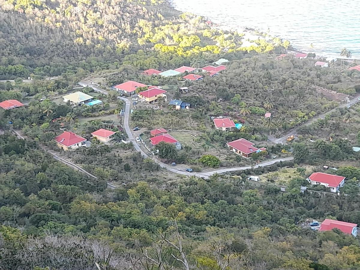 Ti Kaz Anoli Vue Epoustouflante Sur La Baie Villa Terre-de-Bas Buitenkant foto