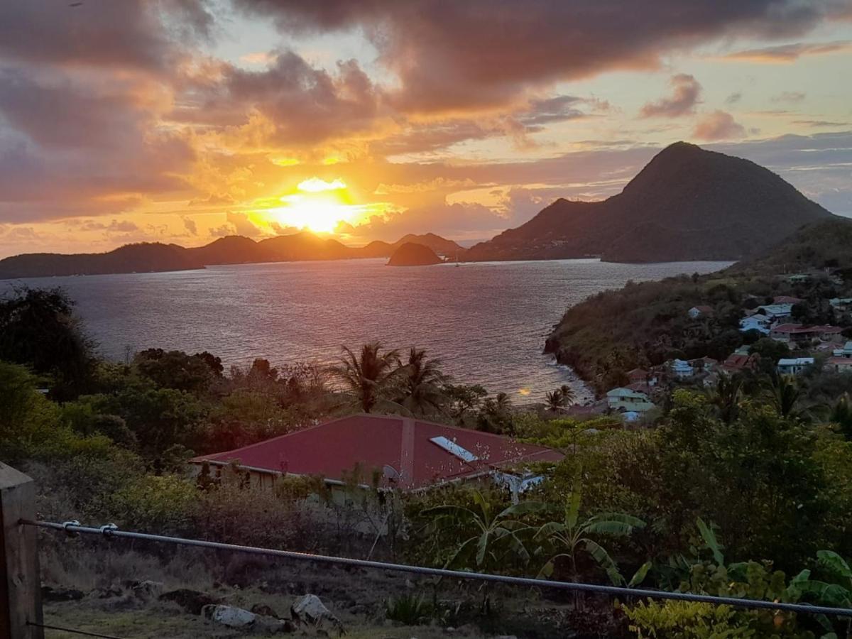 Ti Kaz Anoli Vue Epoustouflante Sur La Baie Villa Terre-de-Bas Buitenkant foto