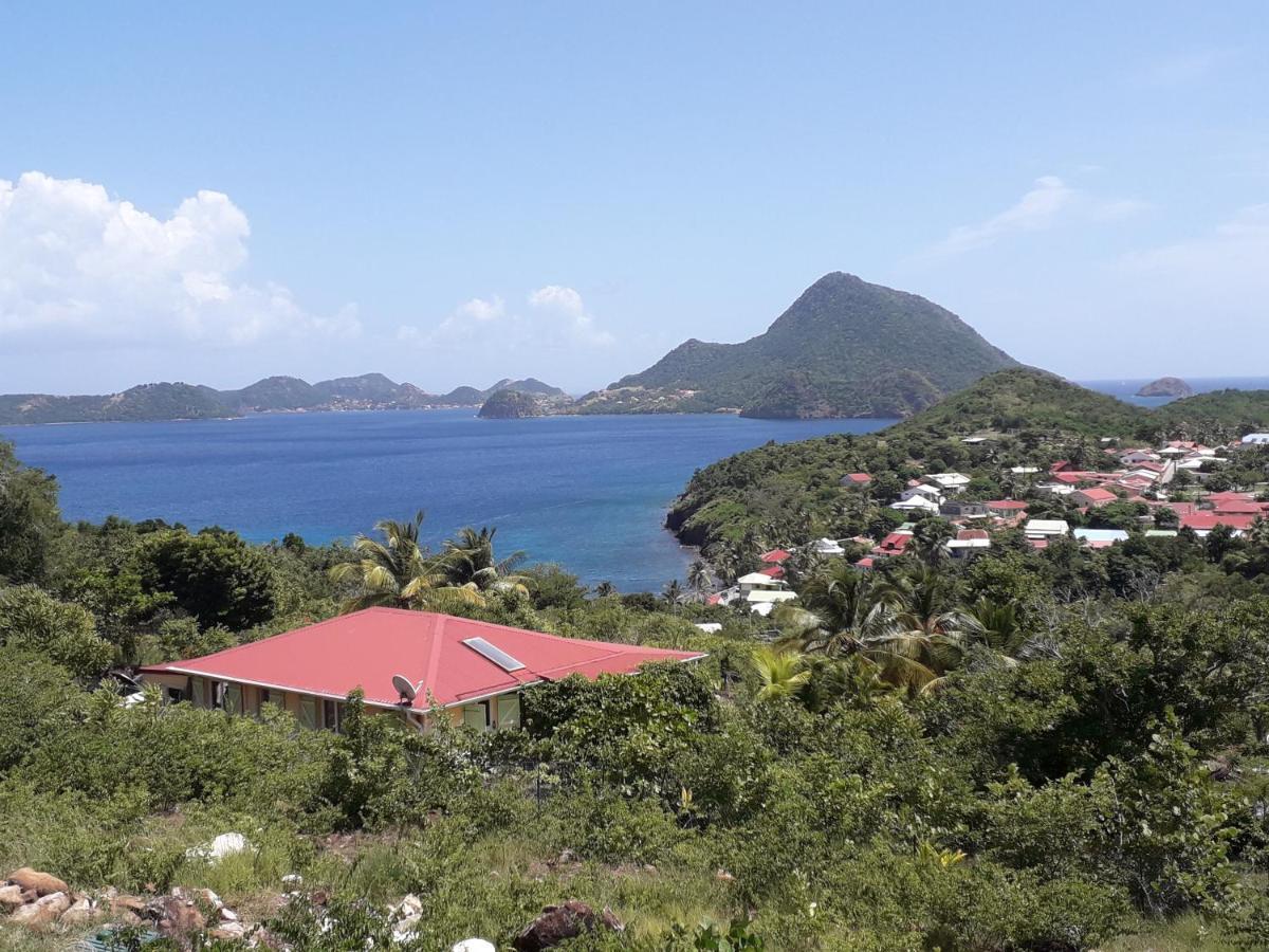 Ti Kaz Anoli Vue Epoustouflante Sur La Baie Villa Terre-de-Bas Buitenkant foto