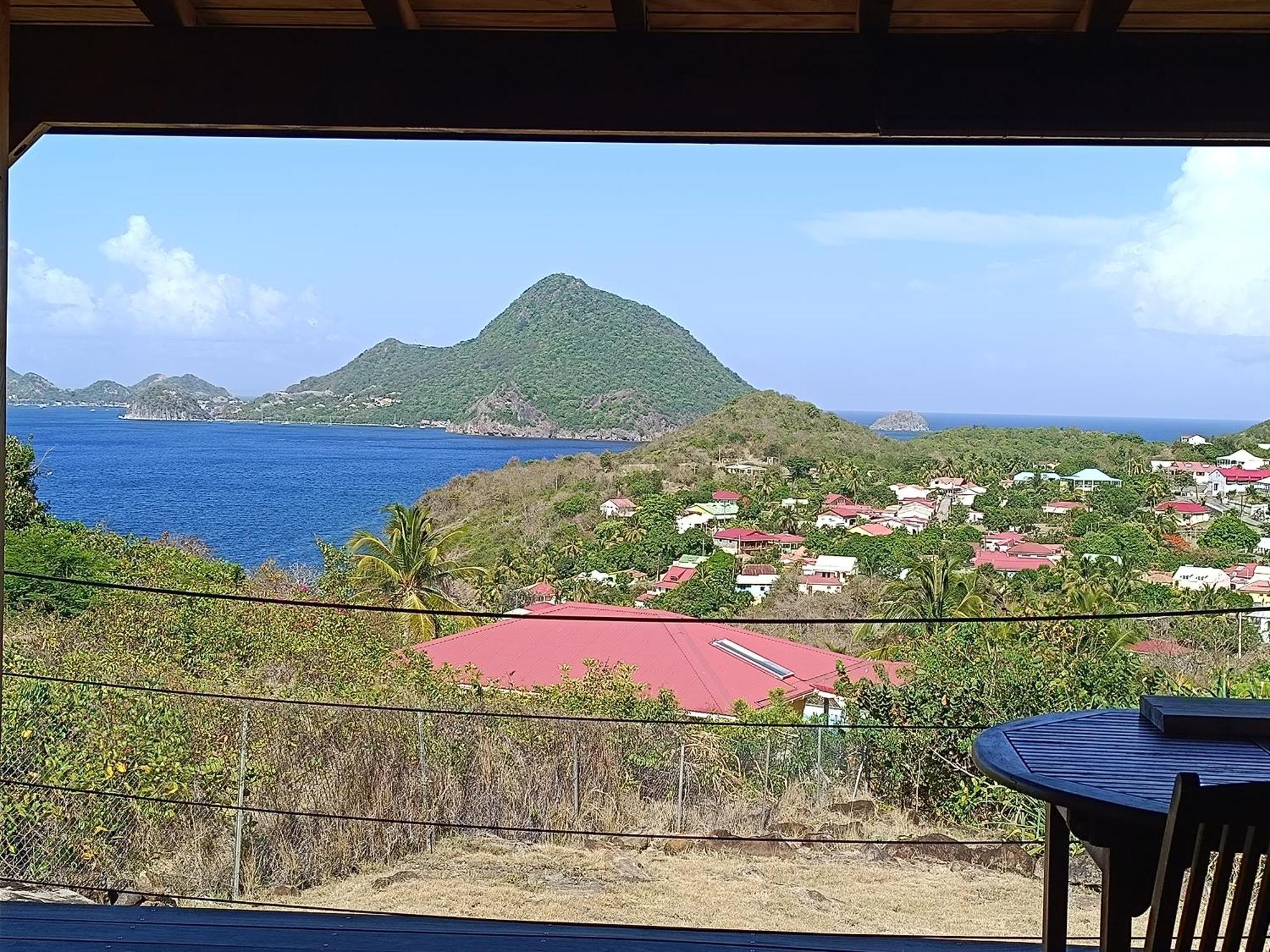 Ti Kaz Anoli Vue Epoustouflante Sur La Baie Villa Terre-de-Bas Buitenkant foto