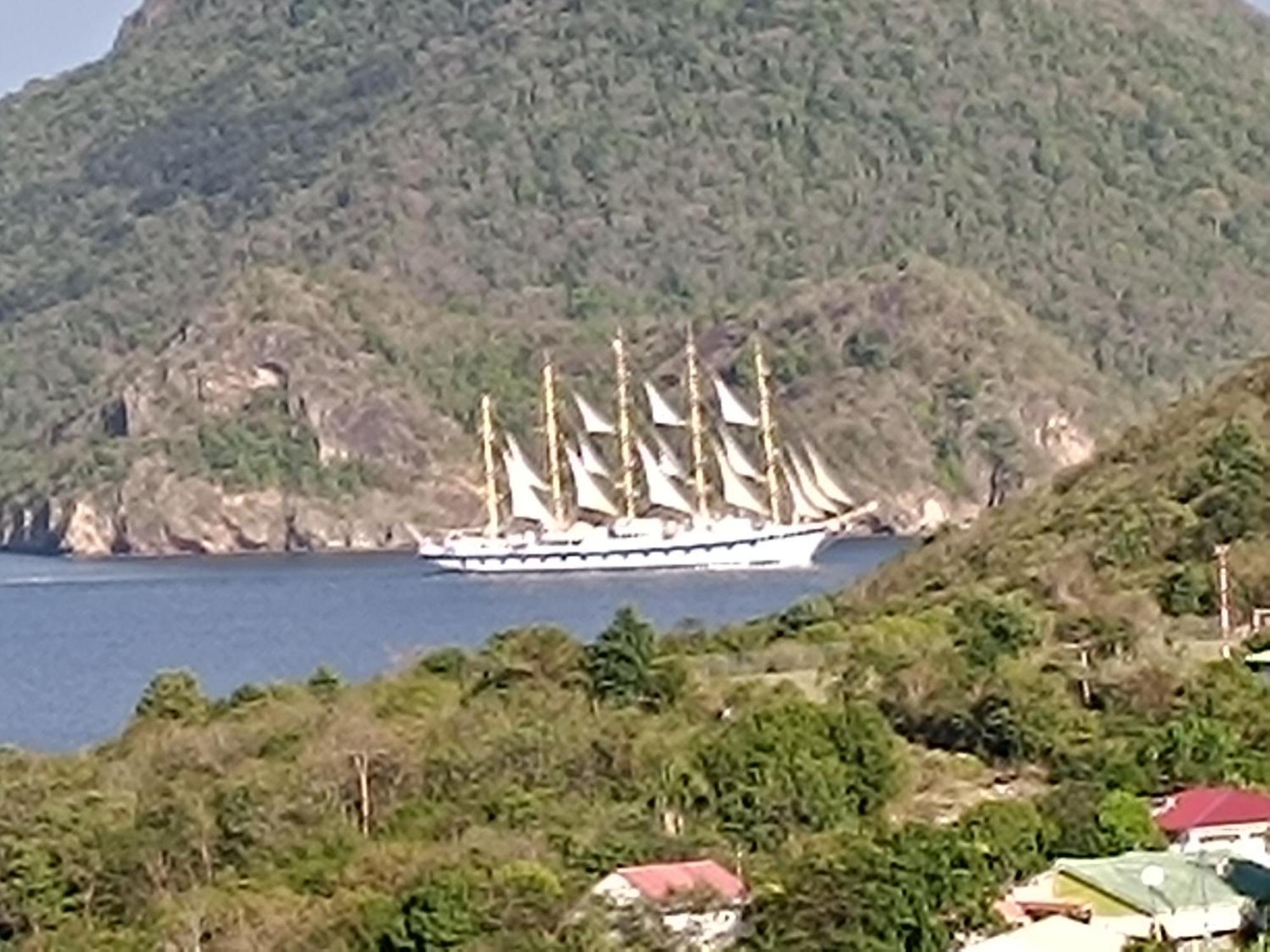 Ti Kaz Anoli Vue Epoustouflante Sur La Baie Villa Terre-de-Bas Buitenkant foto